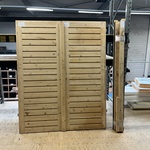 Vuren dubbel deurkozijn, incl. meerpuntsluiting Hillhout